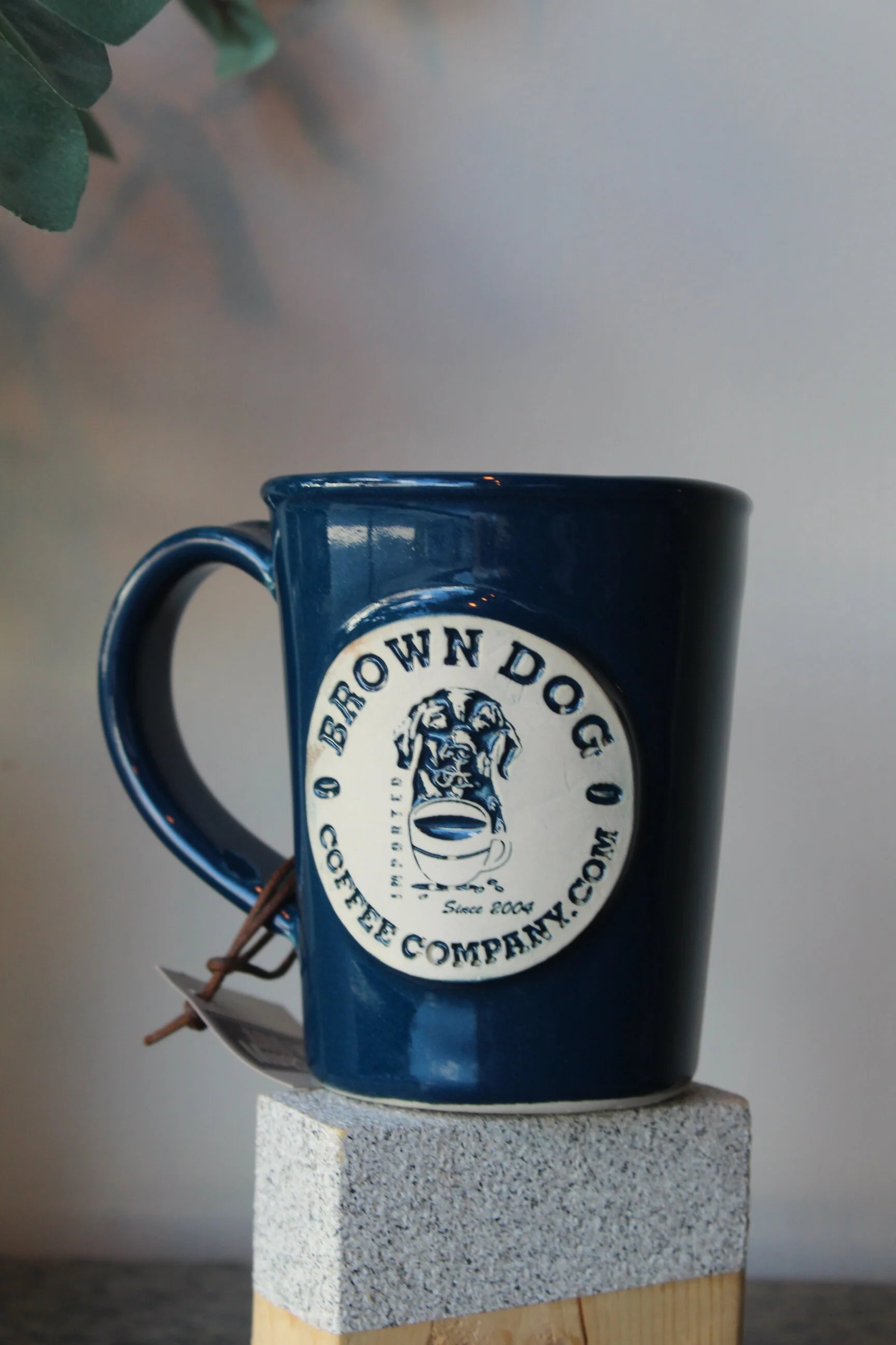 12 Oz Classic Brown Dog Logo Mug