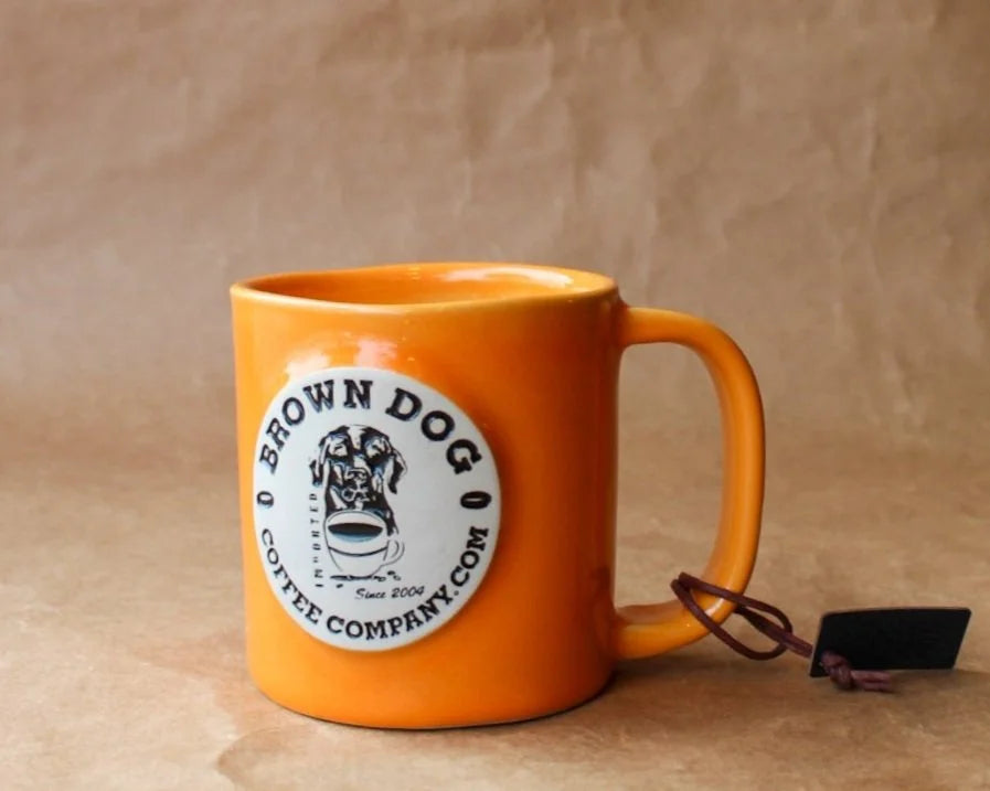 16 Oz Ranch Style Brown Dog Logo Mugs