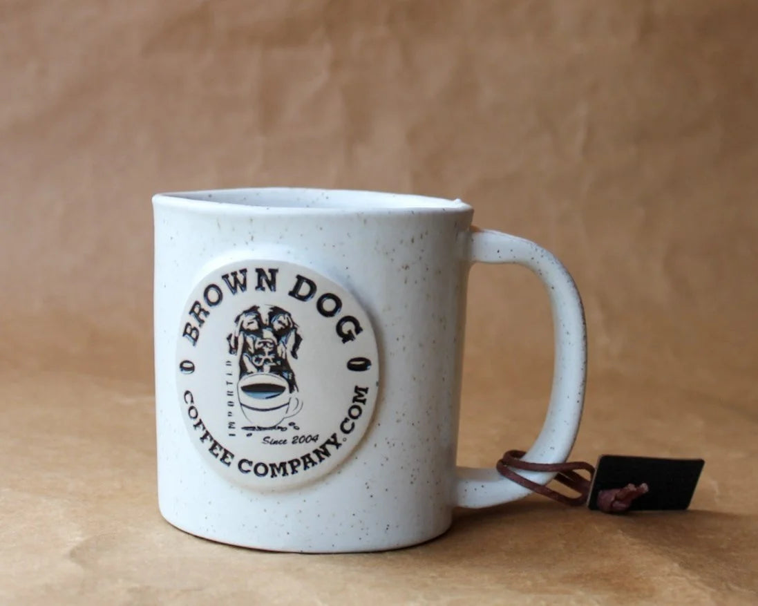 16 Oz Ranch Style Brown Dog Logo Mugs