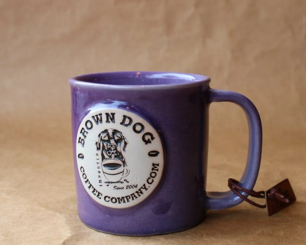 16 Oz Ranch Style Brown Dog Logo Mugs