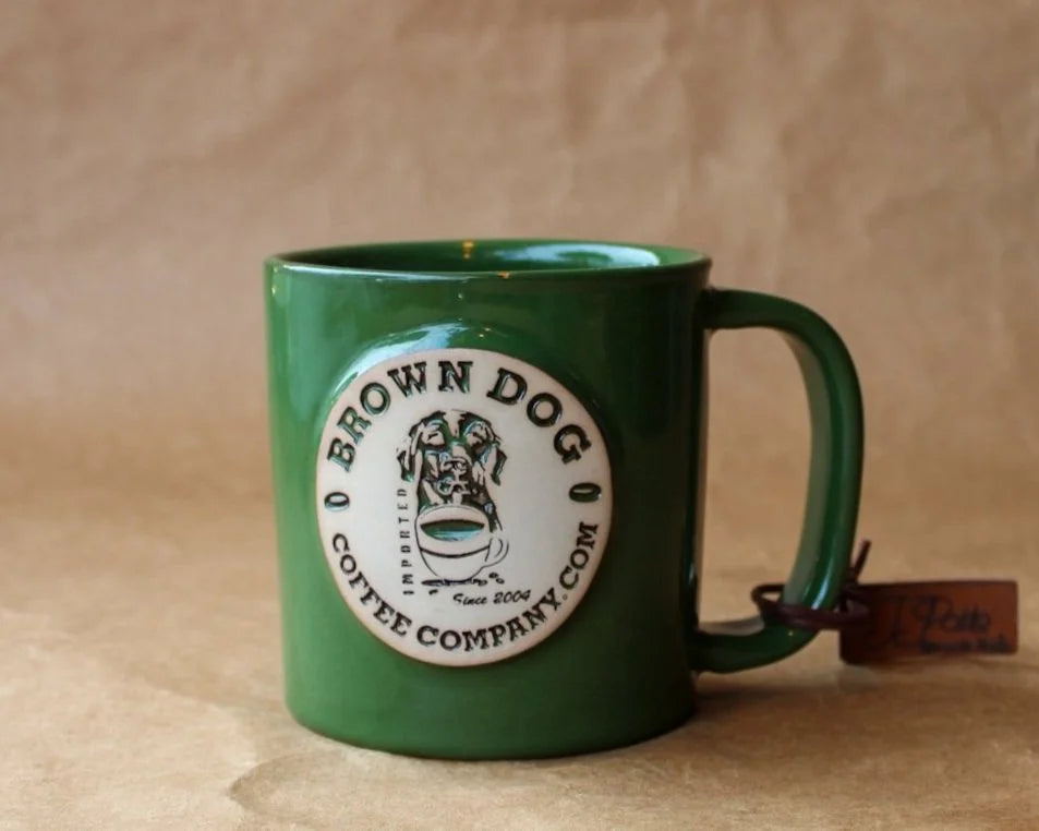 16 Oz Ranch Style Brown Dog Logo Mugs